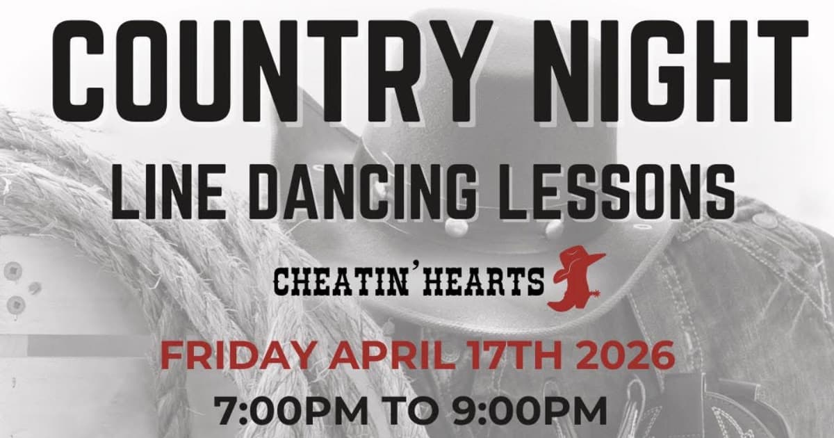 Country Night Line Dancing Lessons - Cheatin' Hearts