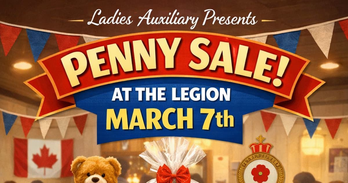 Ladies Auxiliary Penny Sale